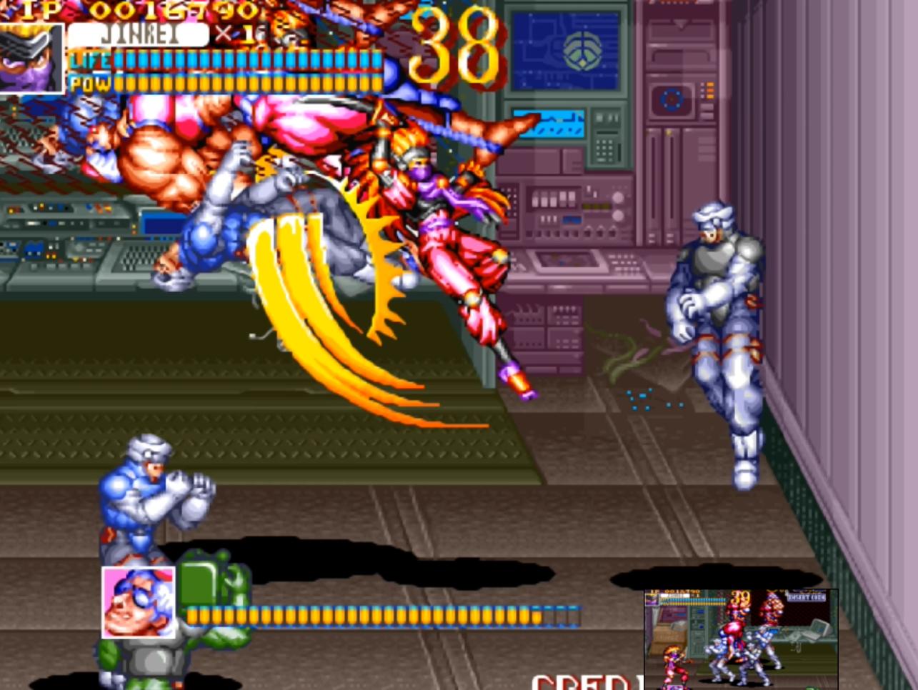 恐龙快打的隐藏招式,经典街机游戏恐龙中文重制版