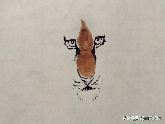 国画老虎画法步骤图,国画老虎画法步骤图解