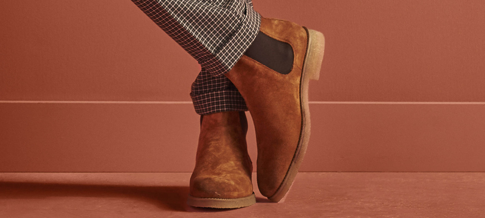 麂皮工装靴男款,男士最好的皮靴