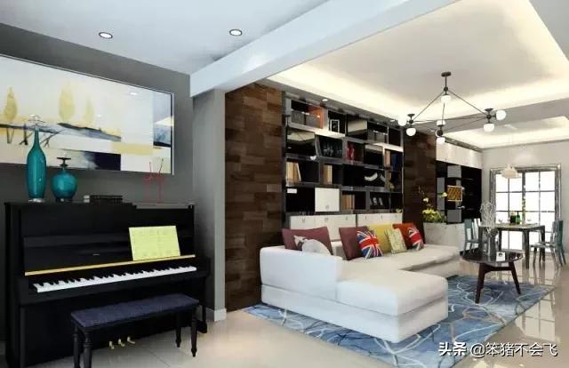 儿童房钢琴摆放效果图,卧室钢琴摆放效果图