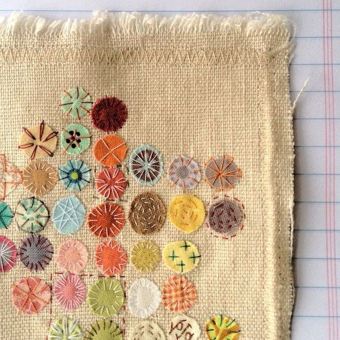 十字绣的平针回收针怎么绣,十字绣大面积不规则平针绣