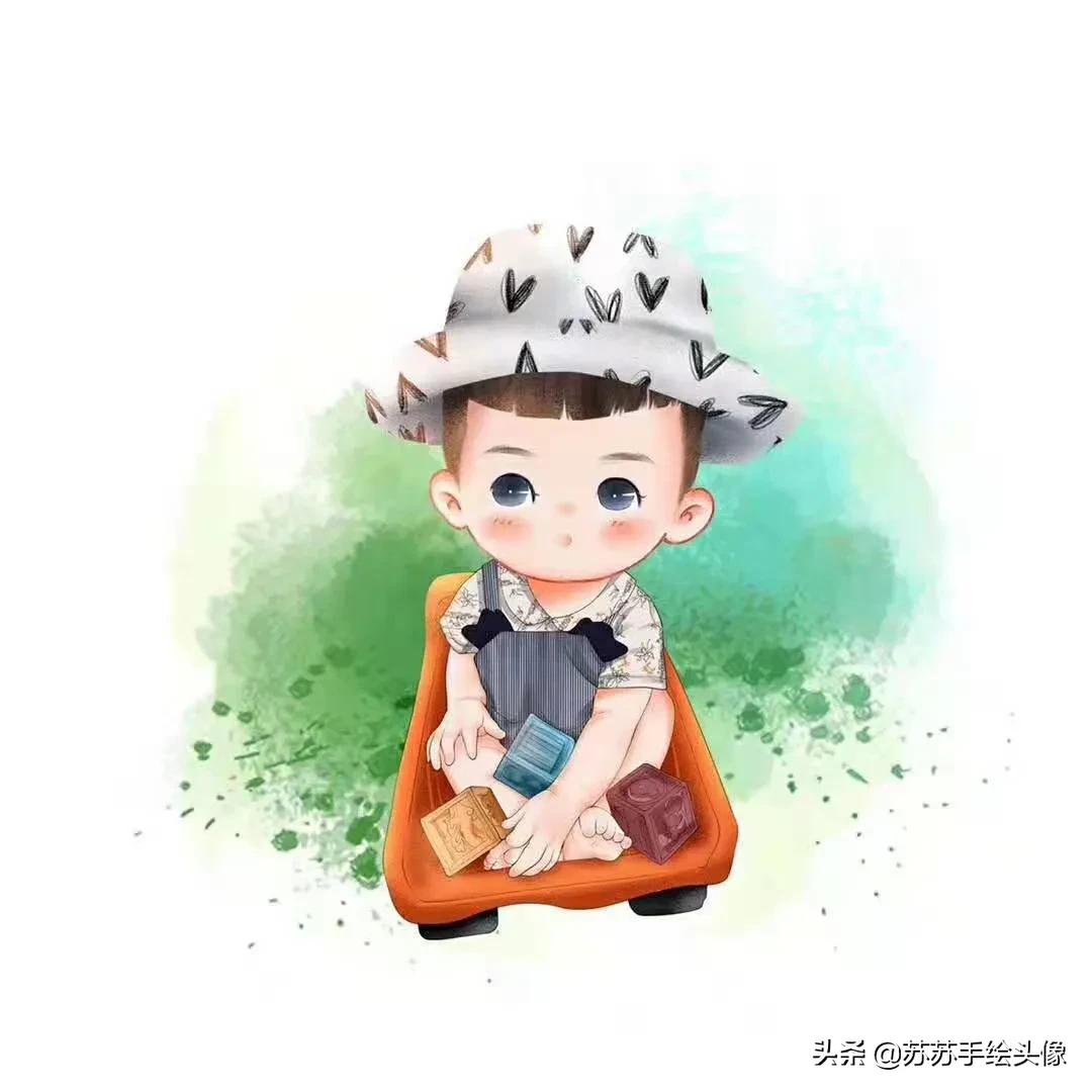 可爱又摆烂的萌娃头像,可爱到极点的萌宝头像
