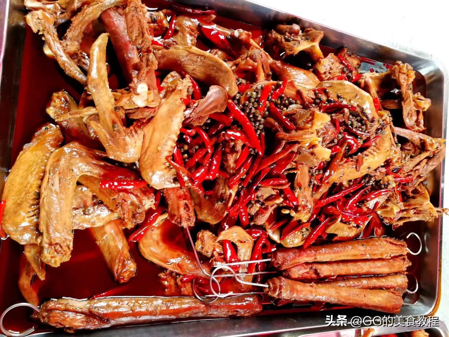 卤菜技术配方及制作,摆摊卤菜的调料配方视频教程