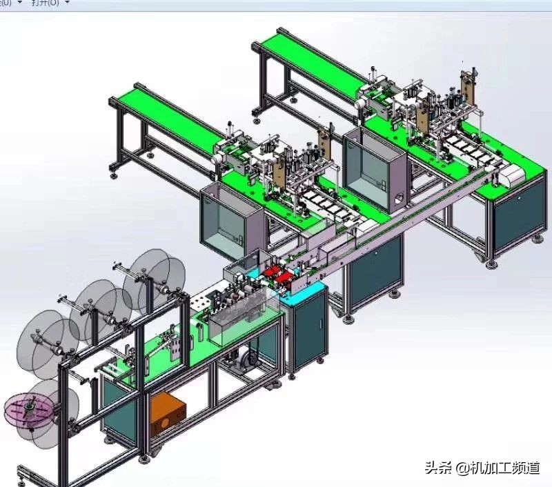 全自动医用口罩生产线设备,口罩机全自动生产线价格