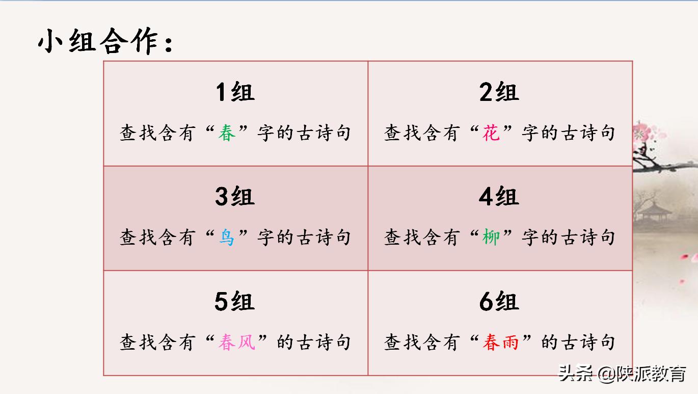 西安华远海蓝城小学教师李艳：《花开时节，花飞起飞花令》实践活动课教学设计