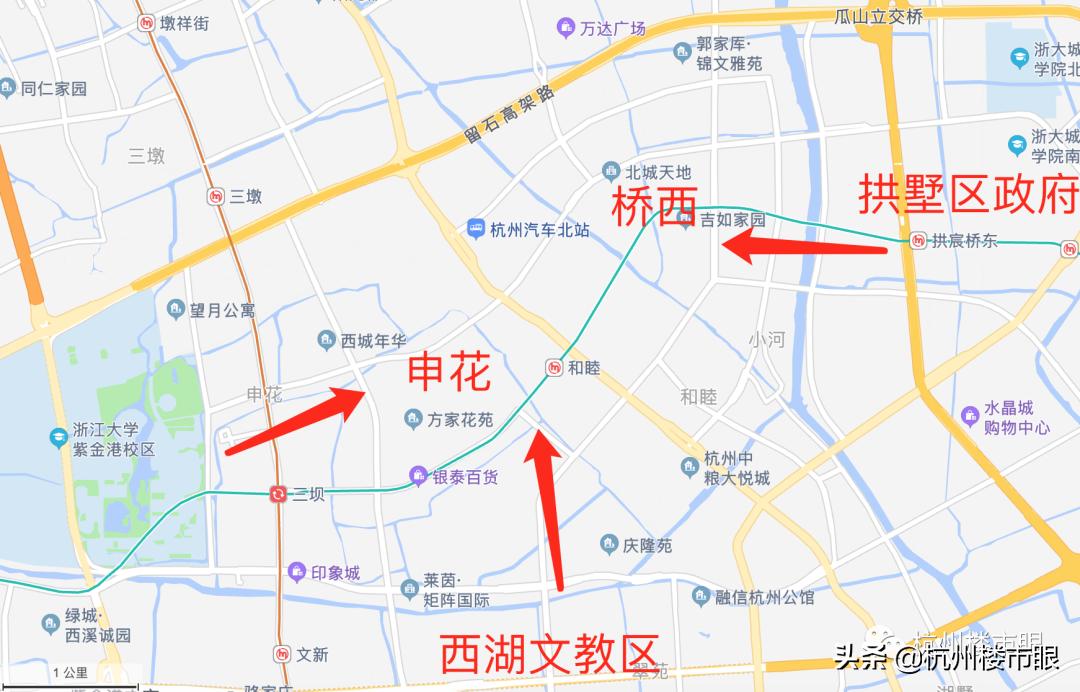 萧山市北和萧山城区从哪里划分,萧山市北和笕桥哪个板块好