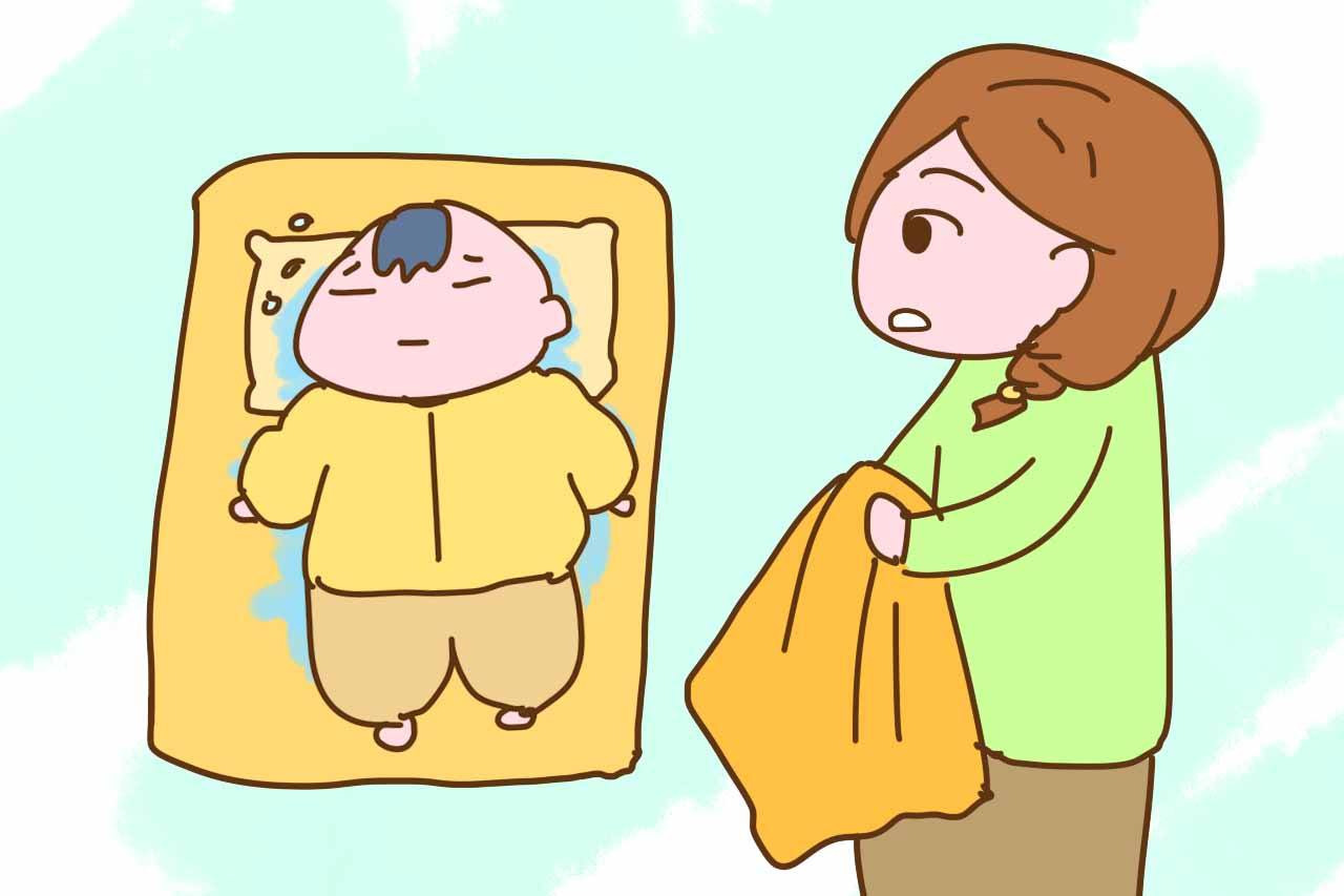 四岁小孩出汗特别多是什么原因,4岁宝宝睡觉出汗多头发都是湿的