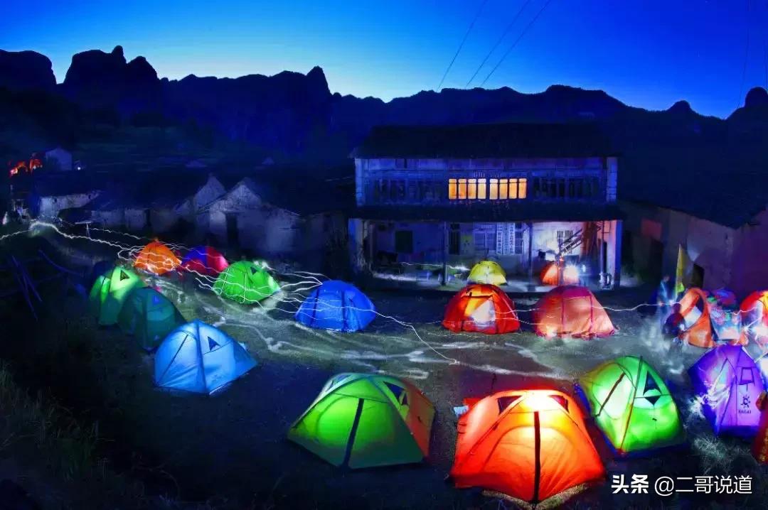 浙江看星空的露营地,浙江可以开车上去露营的山