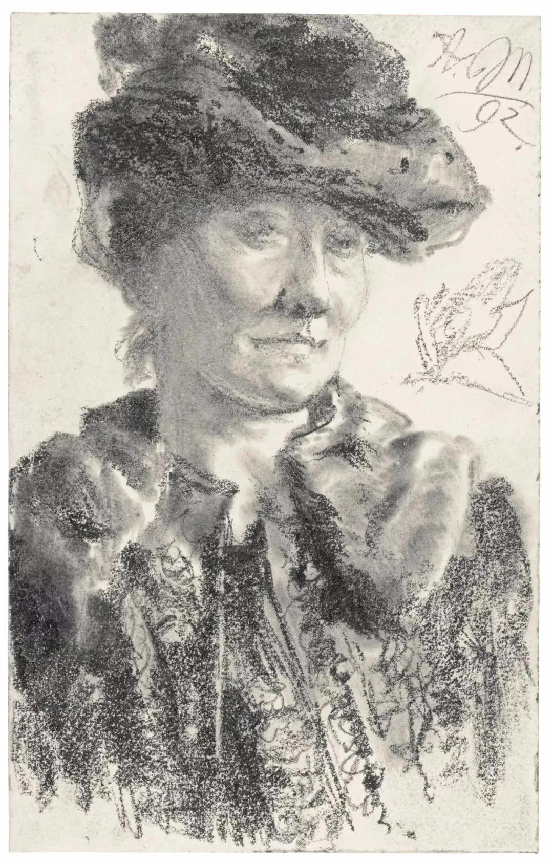 阿道夫门采尔速写作品,门采尔高清速写作品图片