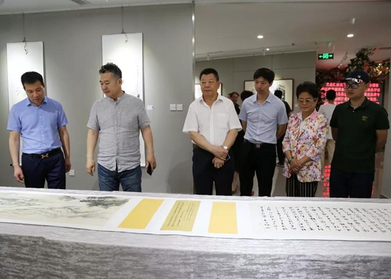 “舍形悦影”处凡传统文人画全球巡展(临沂站)开幕