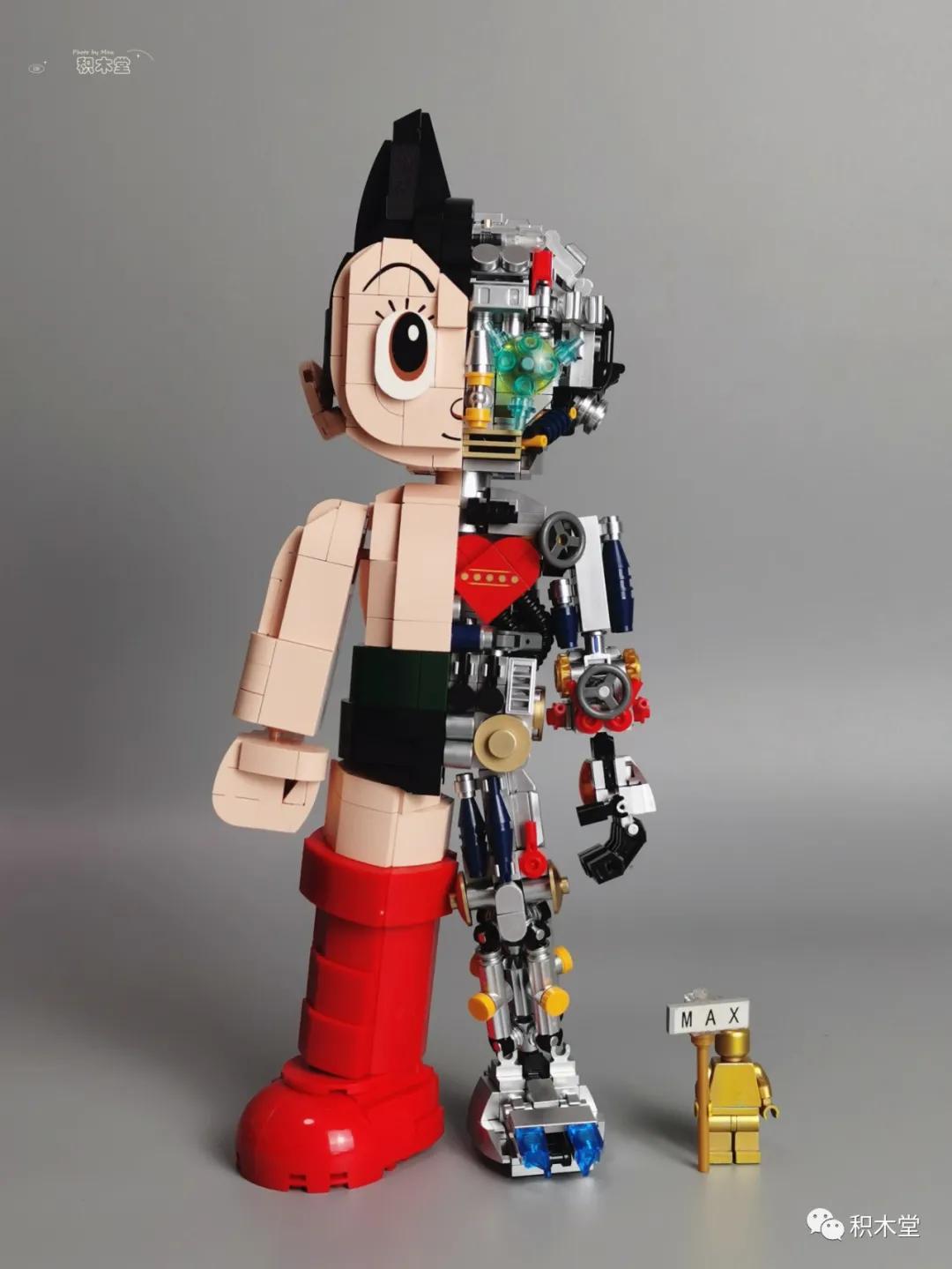 铁臂阿童木70周年展示盒,铁臂阿童木积木测评