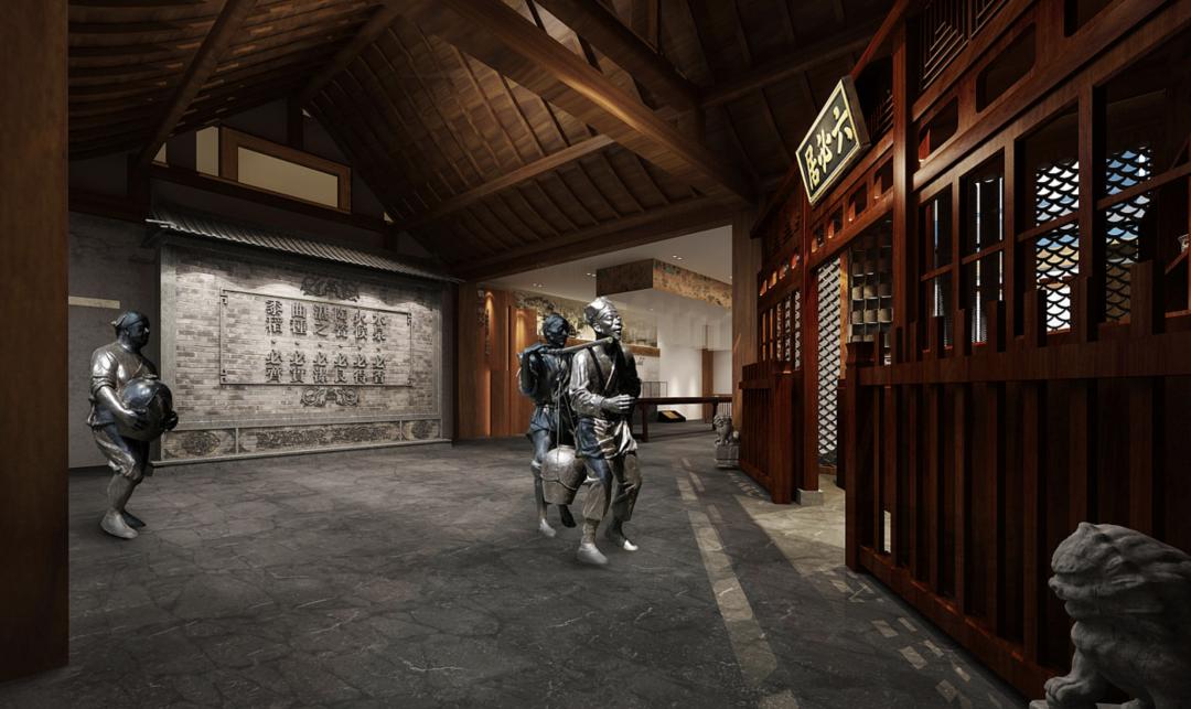 展馆序厅效果图,展馆序厅设计