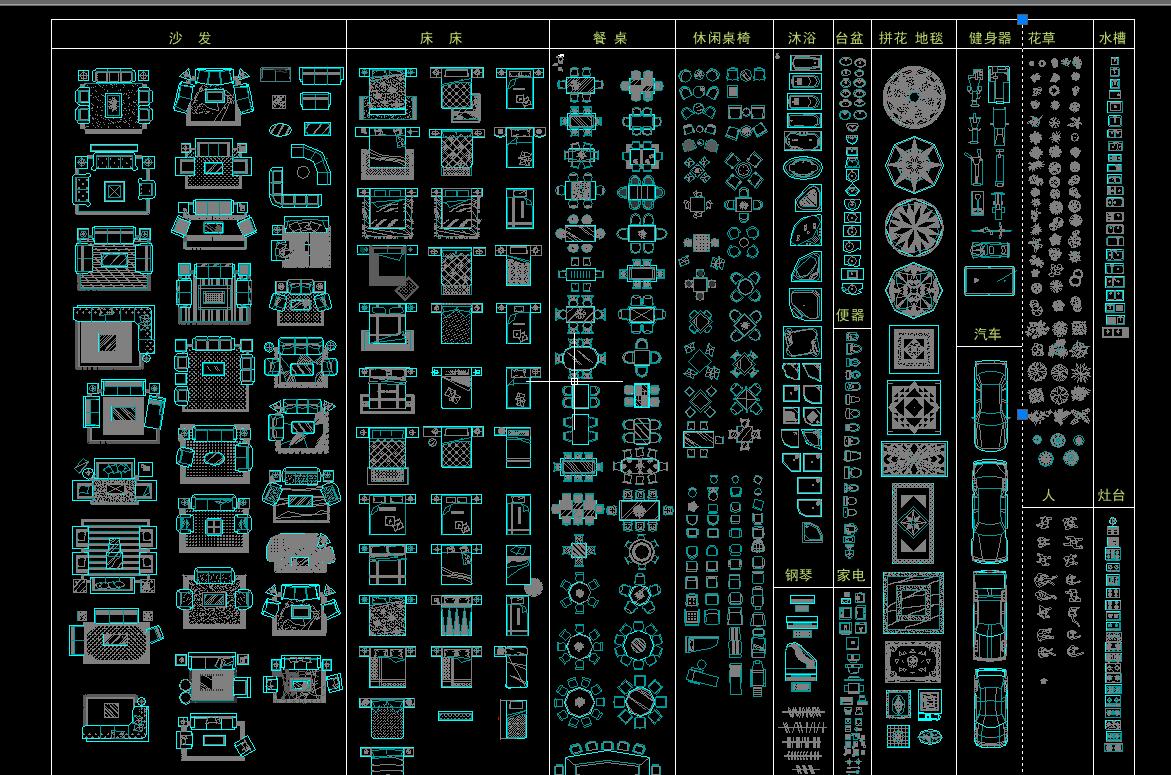 cad中式立面图库免费下载,免费cad衣柜立面图库