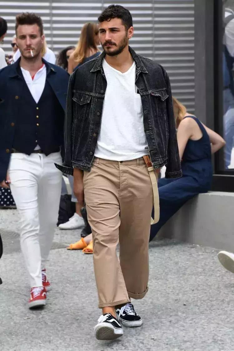 男生牛仔夹克穿搭推荐,男牛仔夹克外套穿搭技巧