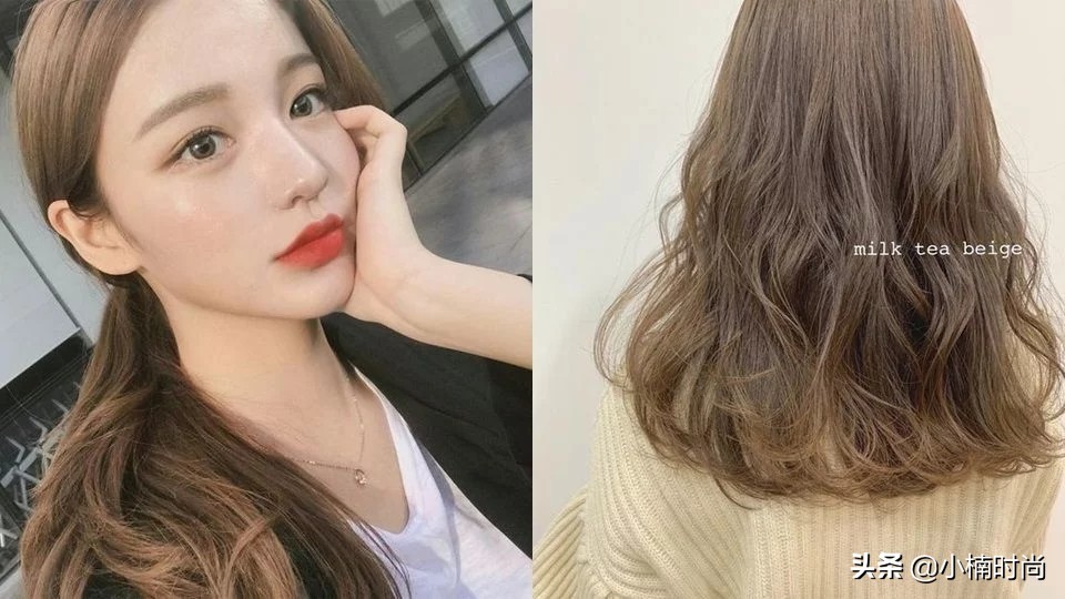黄白皮肤适合染什么发色素颜,适合秋冬黄白皮肤的发色