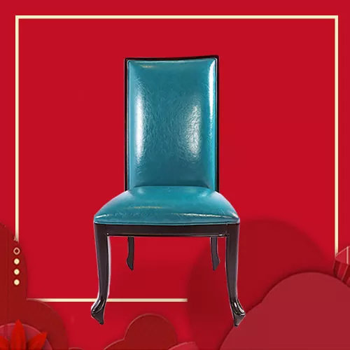 奶油原木风吧台椅,高端精致的新中式吧台椅