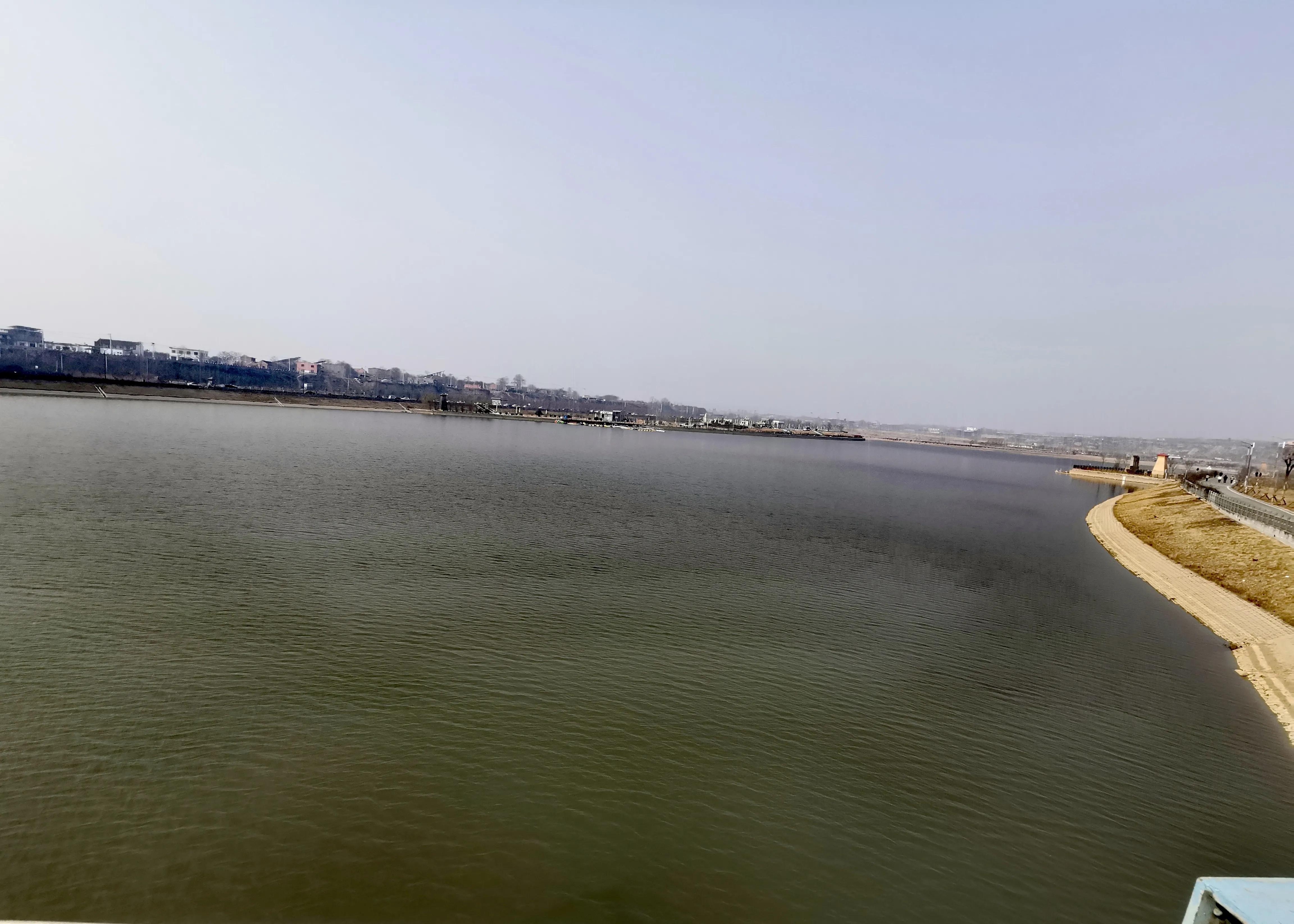 大年初一逛栎阳湖湿地公园，柳色遥看近吐绿，春归石川河！