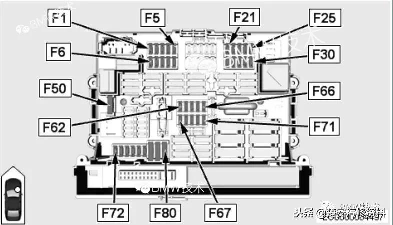 宝马各车型点烟器保险丝位置图,宝马点烟器保险丝标志图