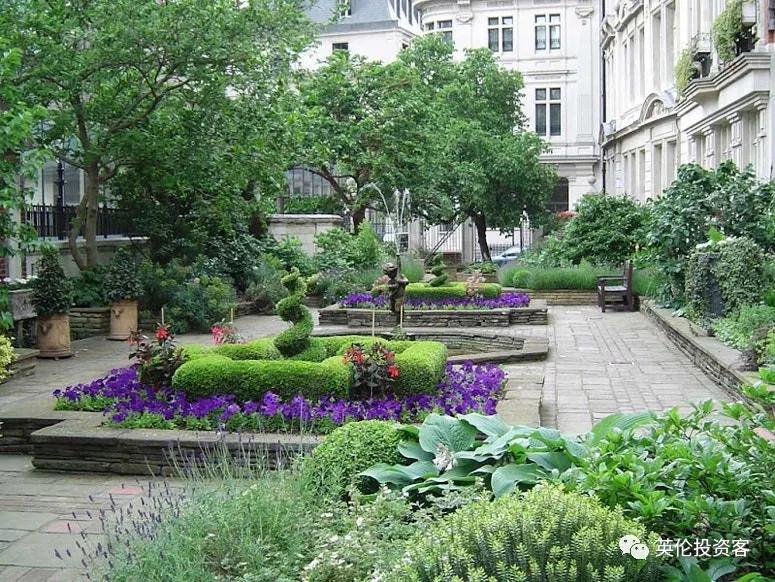 英国伦敦肯辛顿公园,伦敦富人区小众公园