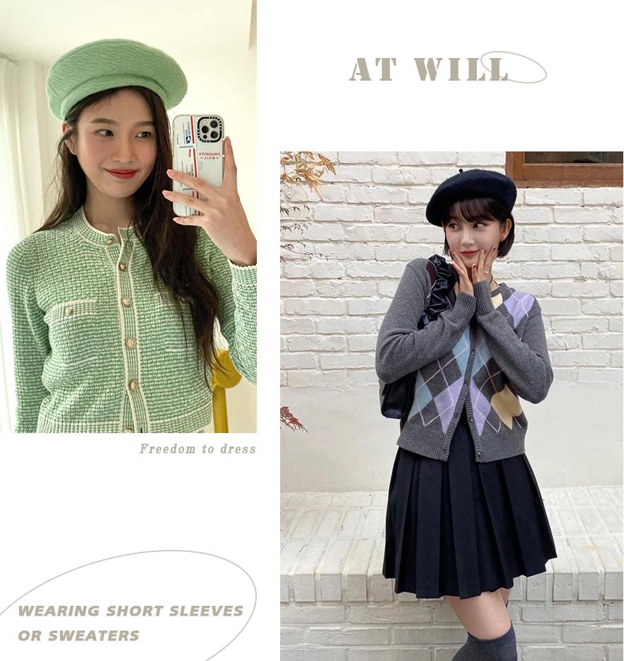 适合秋冬季戴的各种洋气帽子,夏日必备的3款帽子百搭还显脸小