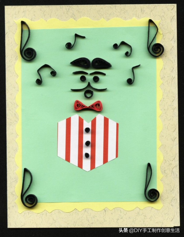 建党100周年衍纸亲子手工作品,幼儿衍纸手工作品介绍