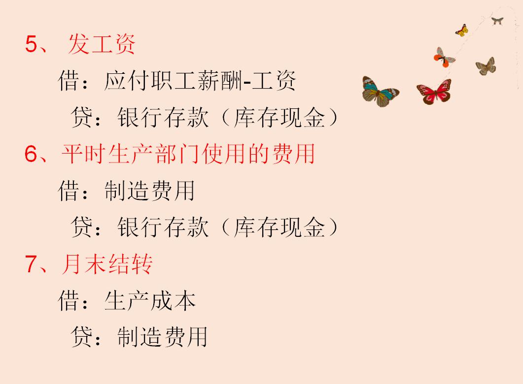 成本类会计分录大全,制造业成本核算全过程会计分录