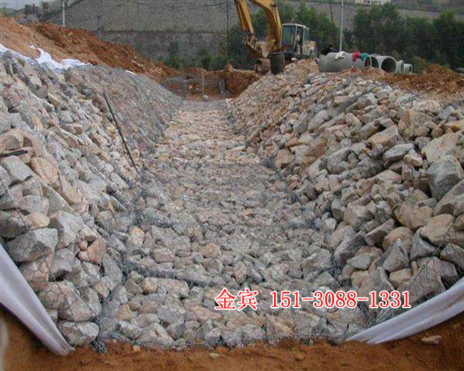 护坡镀锌格宾网厂家价格,护坡格宾网