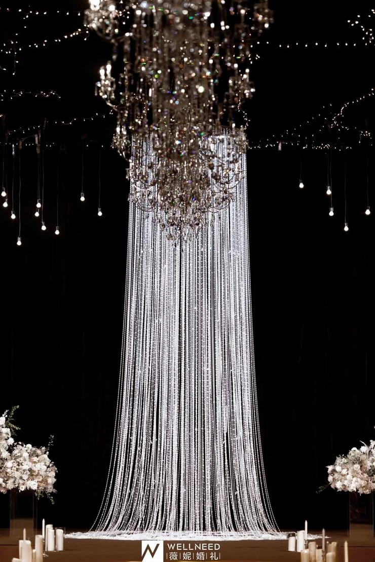 盐城扬帆星空主题婚礼,一场蓝色的梦幻星空主题婚礼