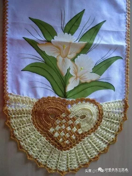 漂亮的钩针桌布衣,钩针钩织漂亮桌布衣图解
