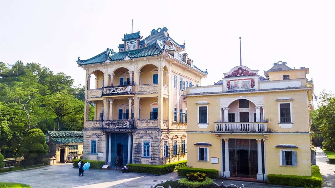 江门开平立园游览图,江门立园