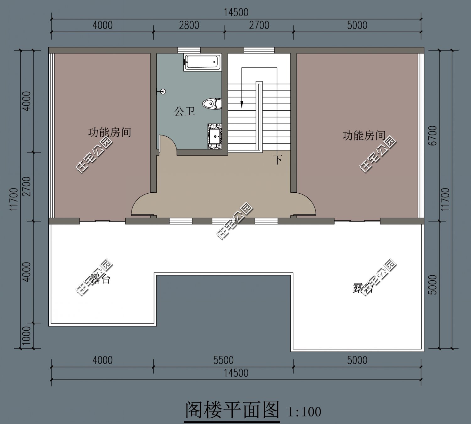 14×17米带地下室的中式合院，适合农村养老，比洋房都美