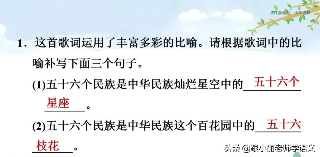 大青树下的小学重要背诵内容,大青树下的小学重点知识点