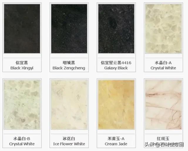 世界石材标准图谱电子书,常用石材品种名称大全图谱