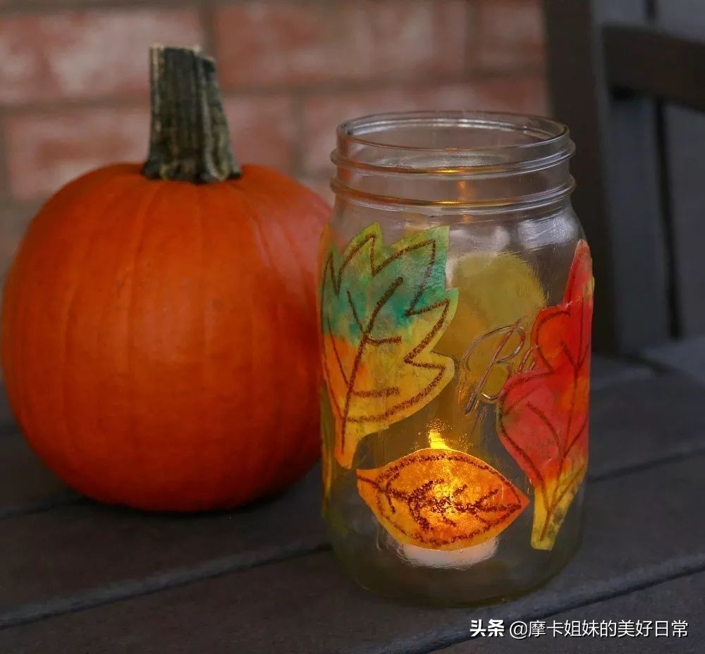 手工制作小花罐,梅森罐手工图片大全