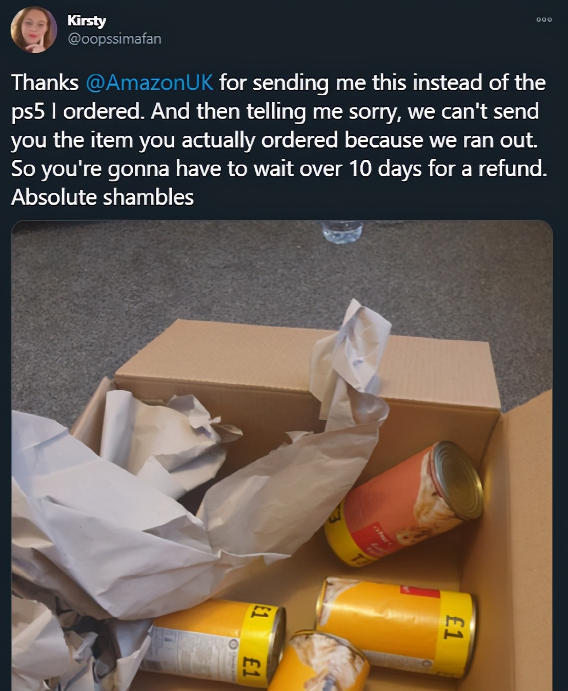 除了猫粮和大米，网上购买的PS5还能变成水瓶