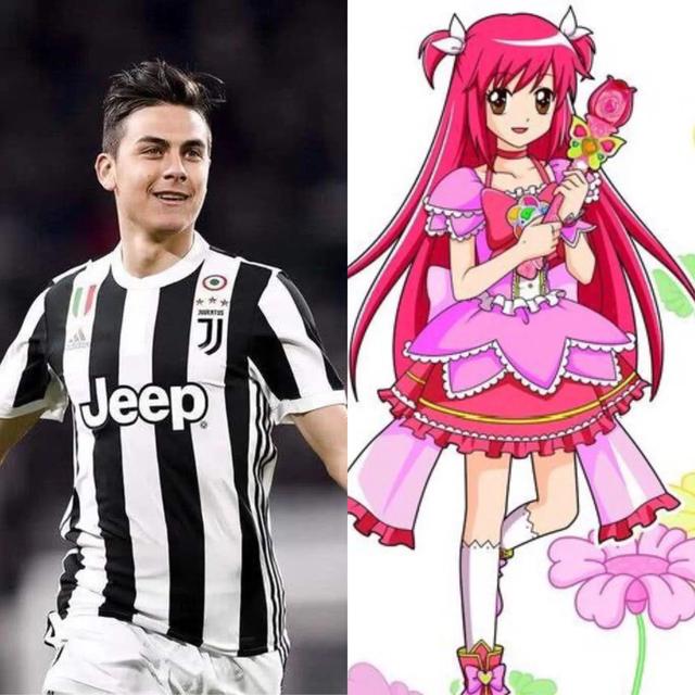 足球球星神似动画人物,足球动漫人物对比