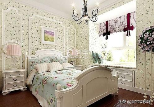 田园风房屋装修风格卧室,田园风卧室装修风格效果图