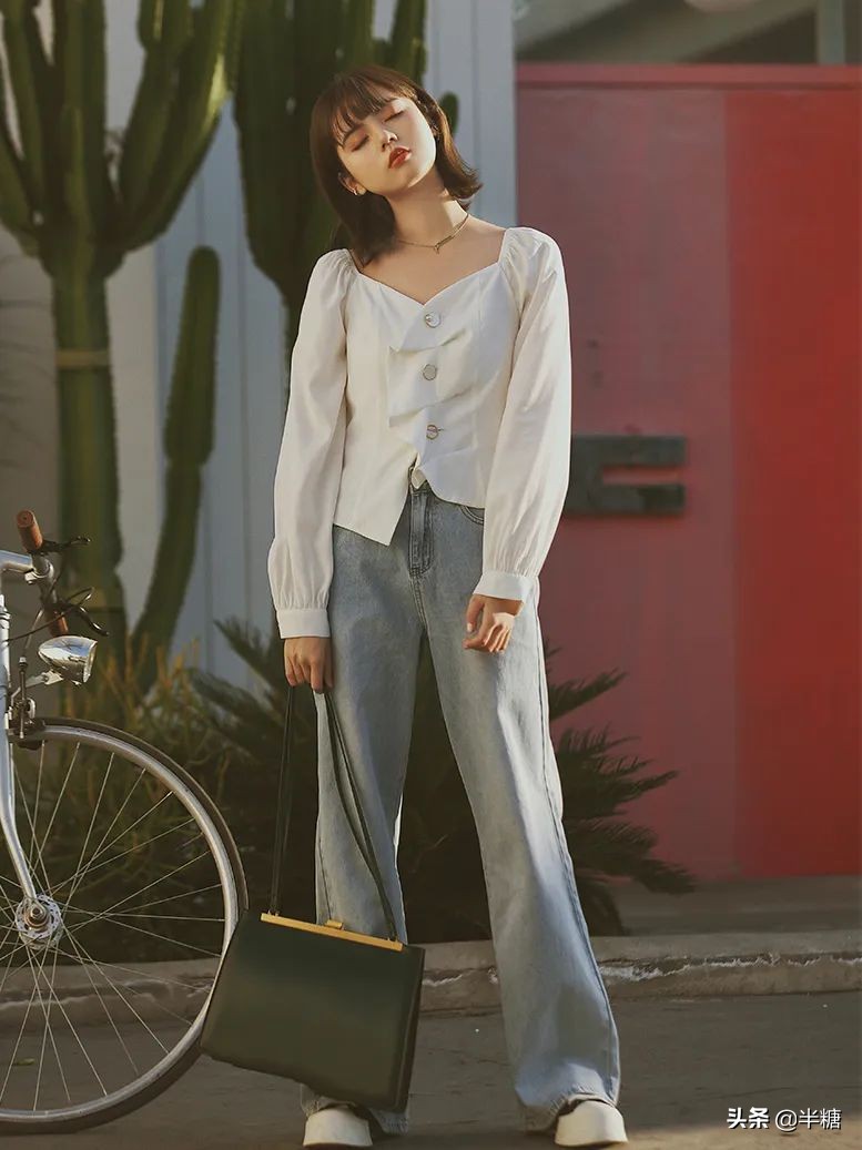 韩剧女主的穿搭连衣裙,韩剧女主穿条纹衬衫