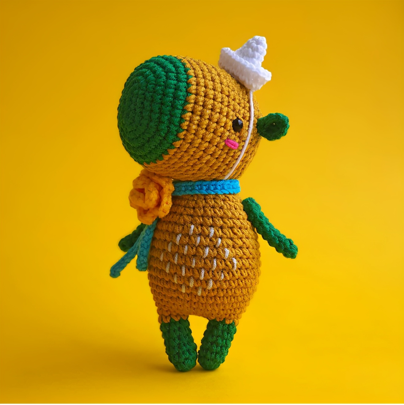 纯毛线钩织小玩意,最火毛线钩织