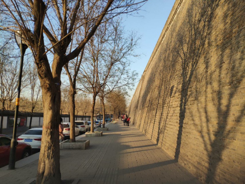 西安古城墙上的城门——朝阳门