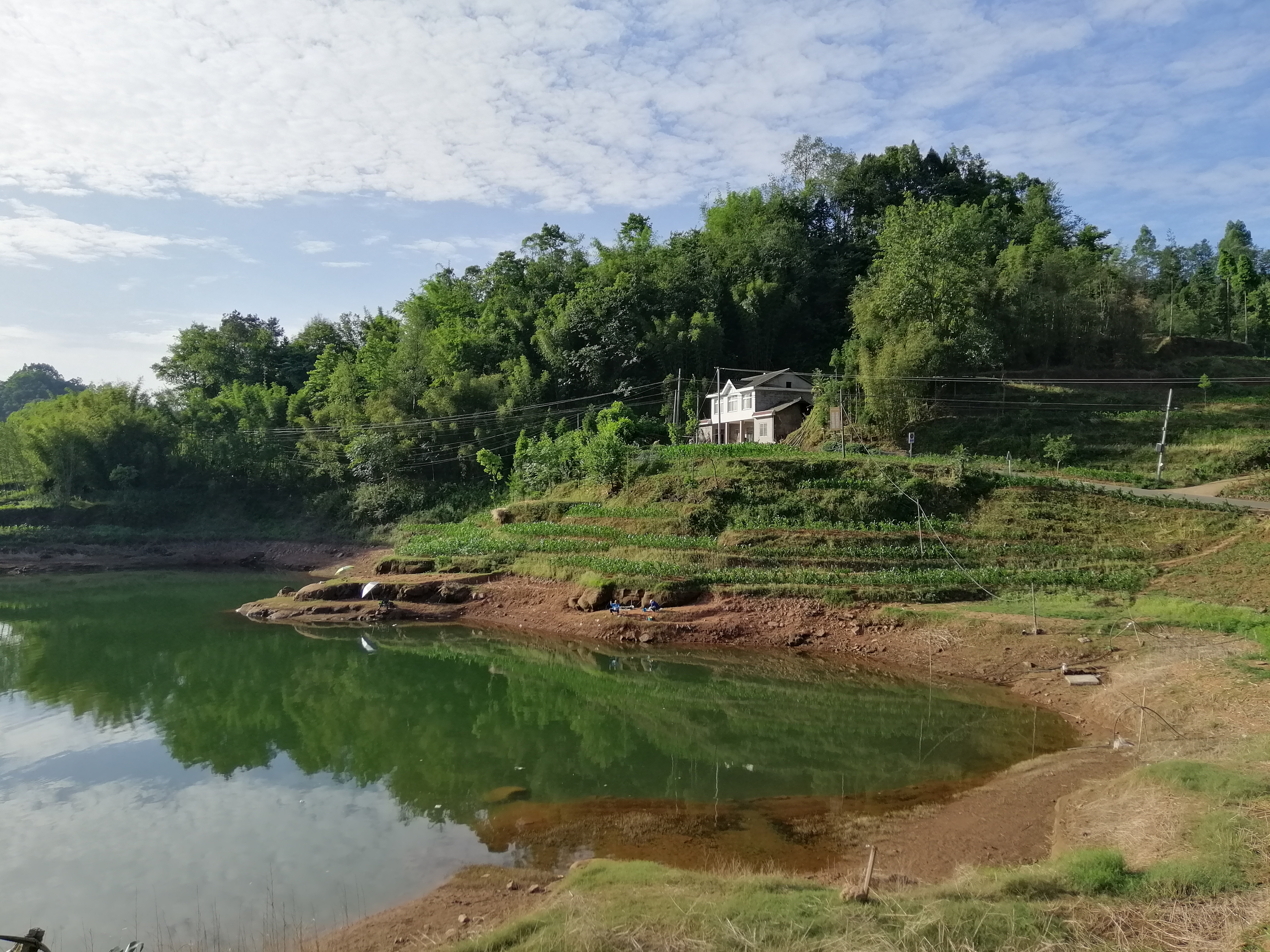 探钓深山水库,总岗山水库钓位
