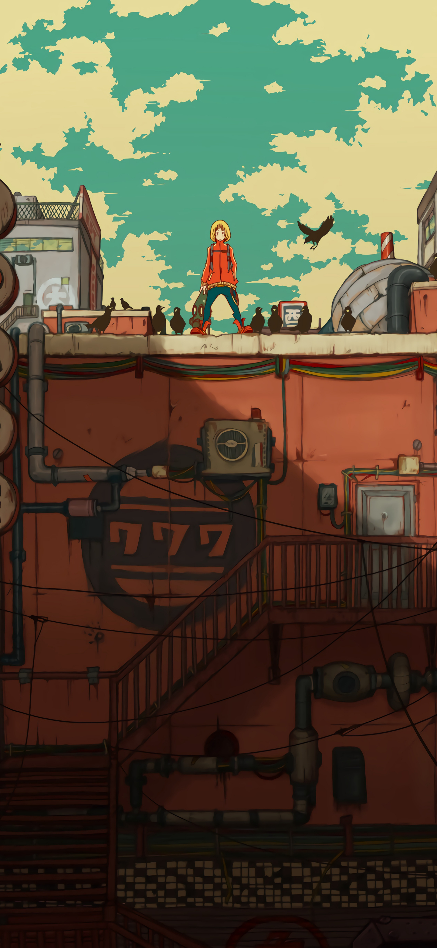 壁纸推荐丨很酷很赞的动漫场景，这个画风爱了