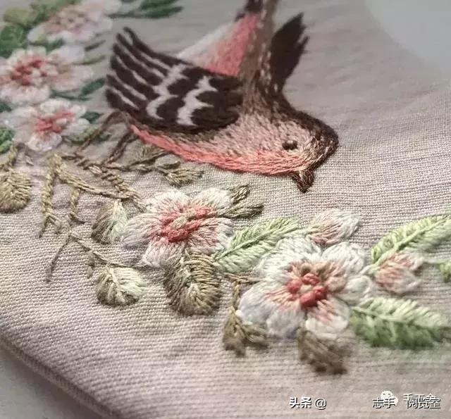 领口刺绣小花朵,刺绣花朵500种图片大全