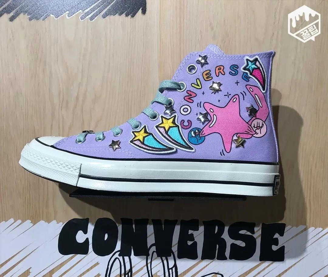 韩国帆布鞋穿搭,最近流行的帆布鞋怎么穿鞋带