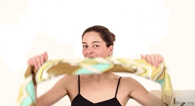 爱马仕丝巾绑法视频,爱马仕丝巾怎么绑好看