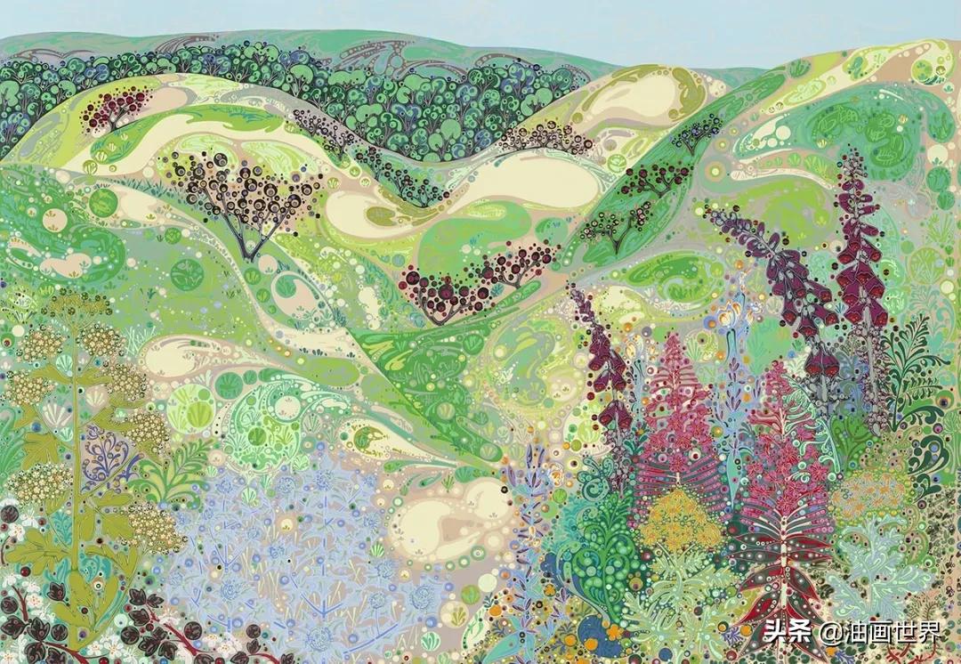 美丽和谐的色彩,丰富的图案,令人回味