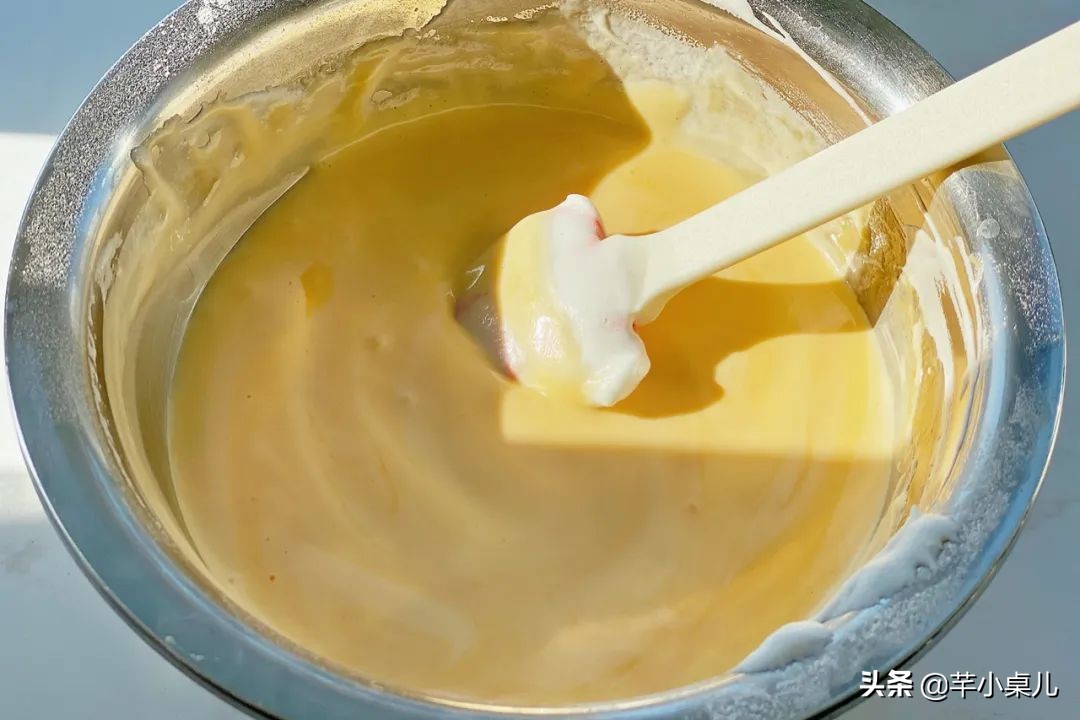 古早蛋糕慢速教程,八寸古早戚风蛋糕翻车