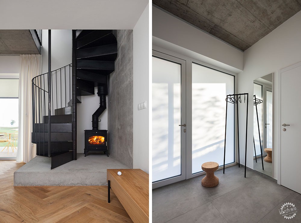 将“竖直”与“水平”完美组合的度假小屋