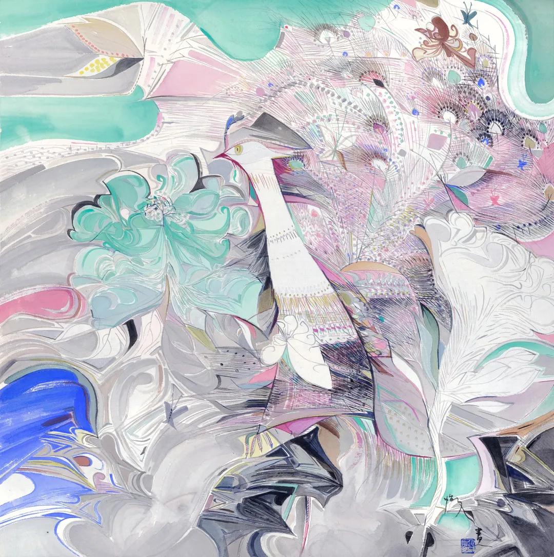 赵怡文中国画作品展,江苏书画院名家