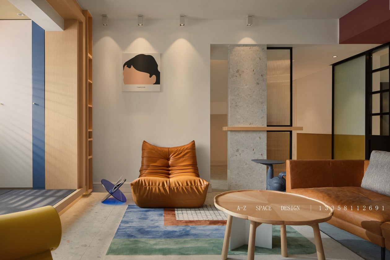 “拼一脸的缤纷染一屋的色块做最精彩的自己”原木家具最百搭